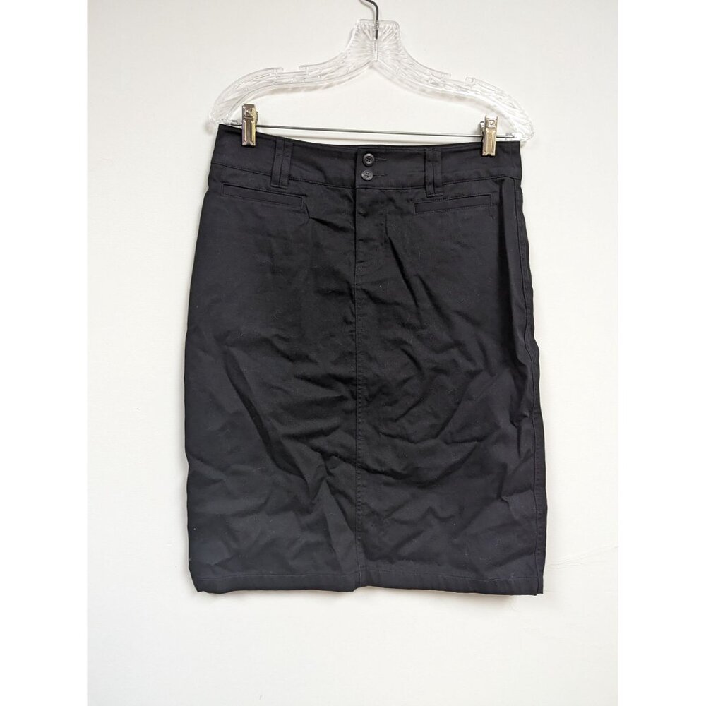 CJ Christopher Banks Womens Modest Skirt Black Size 6